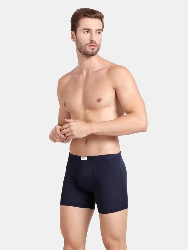 Pepe Jeans Cotton Men's Trunks - L | Sweat-resistant | Solid | Blue