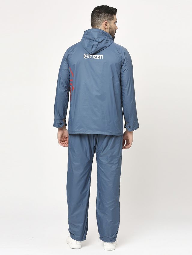 Citizen Reversible  Raincoat  With Pant Marvel Series Spiderman- Blue - CRO3-2XL