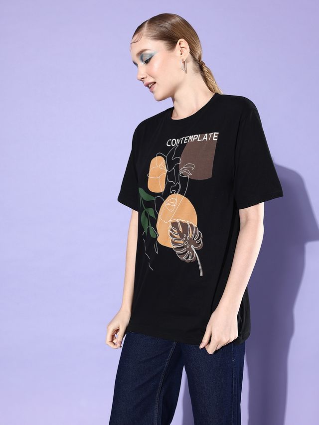 Dillinger Women's T-shirt | WMNCR320BLK | Black - XL