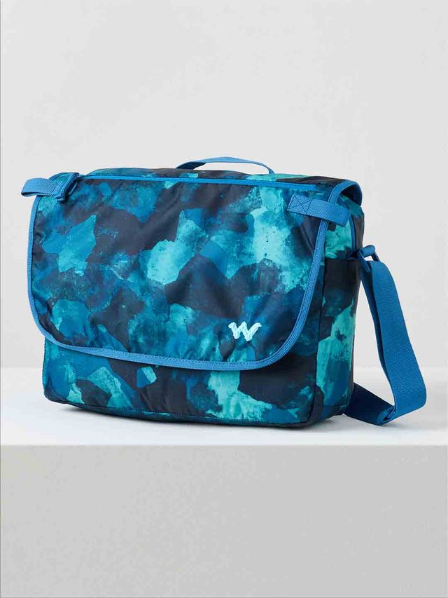 Wildcraft Unisex Polyester 10 L Messenger Bag | Granite Blue