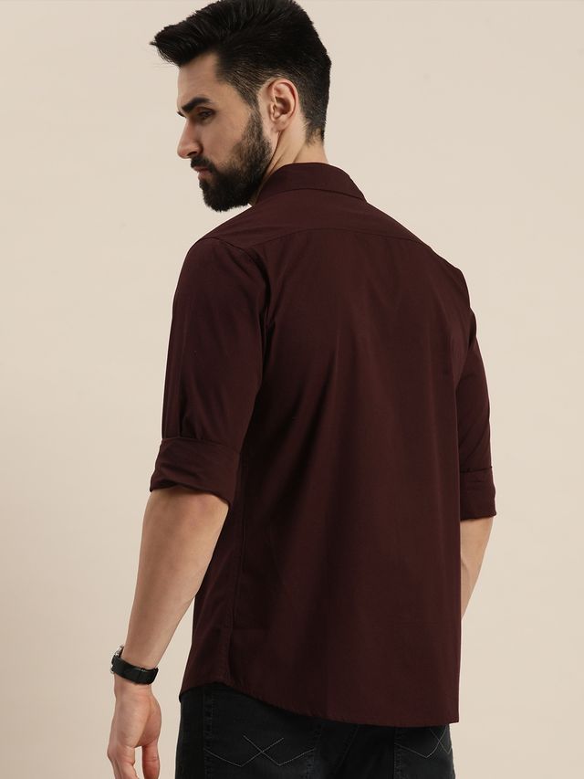 Dillinger Men's Shirt | DLMSRT001WINE | Wine - XL