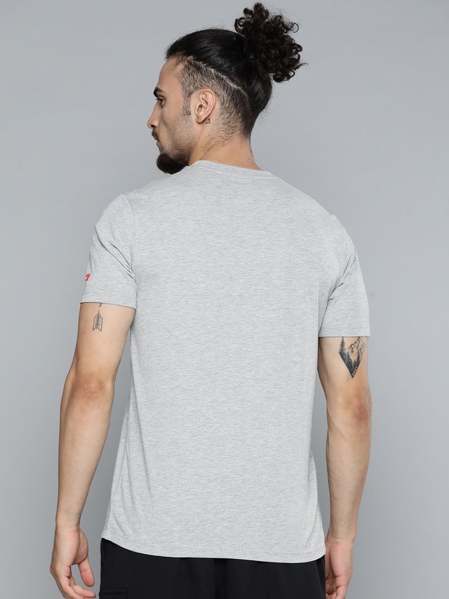 Alcis Men's Round Neck T-shirt | Light Grey - S
