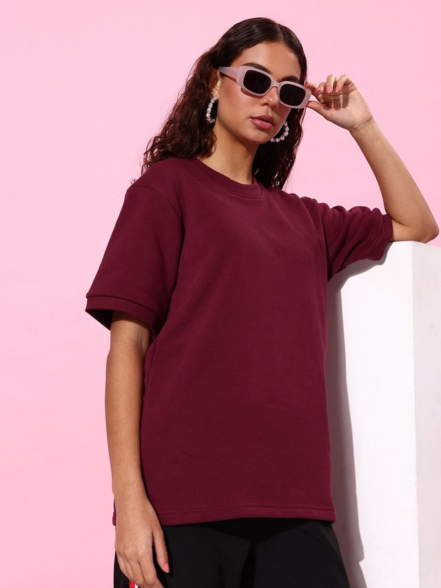 Dillinger Women's Sweatshirt | DLWMNSWT062 | Maroon - S