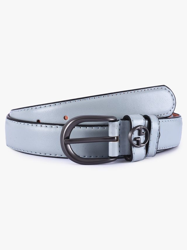 Buckleup Women's Belt | Model-Bublt2179 | Grey