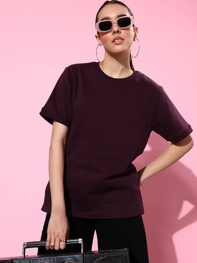 Dillinger Women's Sweatshirt | Dlwmnswt062 | Wine - XS