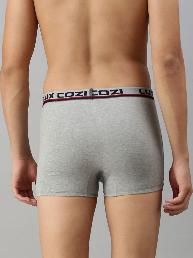 Lux Cozi Men's Solid Trunk | Assorted | 100 cm | Pack of 3