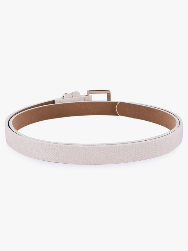 Buckleup Women's Belt | Model-Bublt2152 | White
