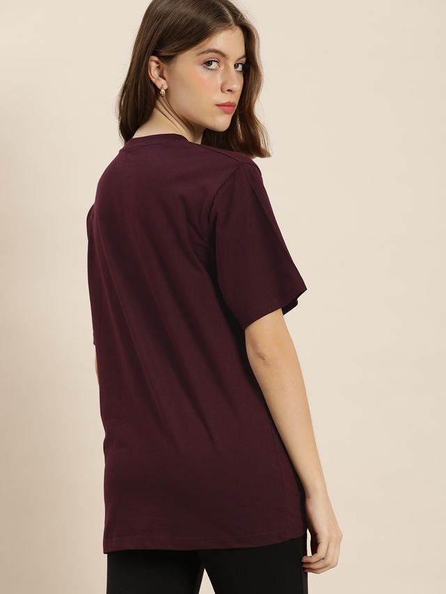 Dillinger Women's T-shirt | WMNCR104WINE | Wine - M