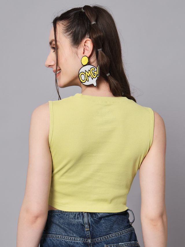 The Dry State Women's Light Green Tops WTOP | 1266A | L