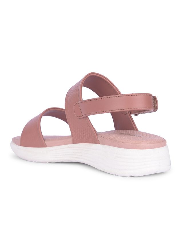 Liberty Healers SOFIA-2E Women Peach Casual Sandals - 37 UK