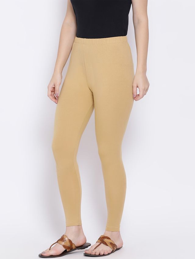 Rupa Softline Women's Ankle Leggings Style 1002 Skin - Free Size