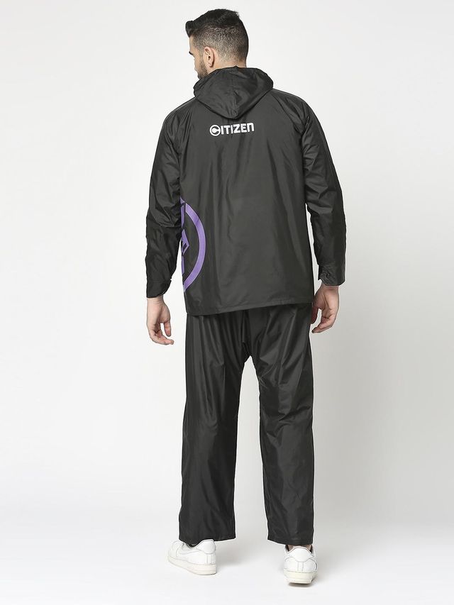 Citizen XXL Reversible Black Panther Raincoat