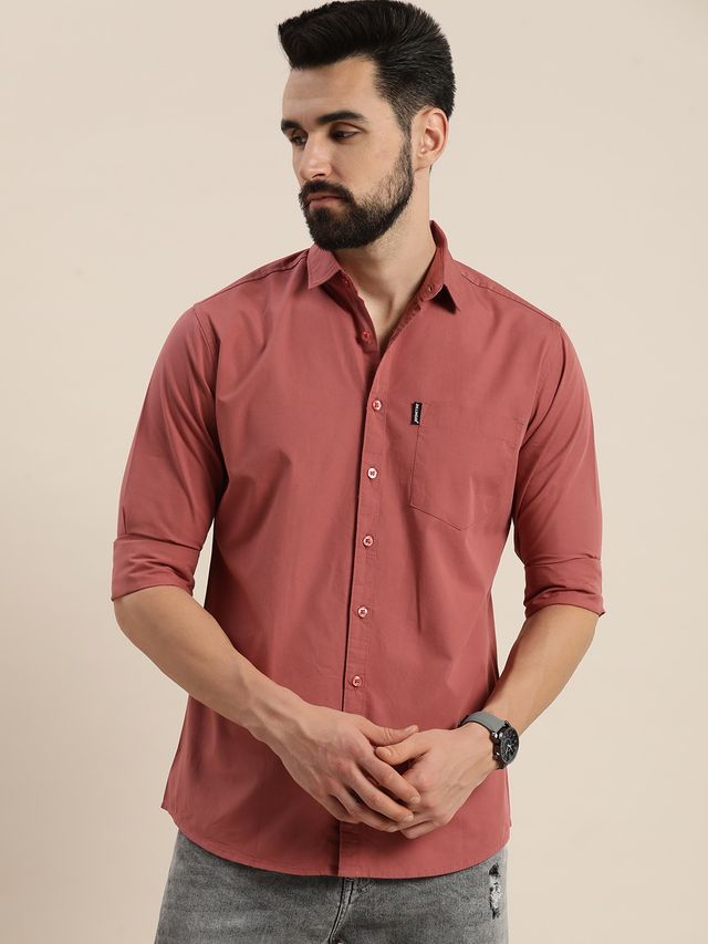 Dillinger Men's Shirt | DLMSRT001WRS | Withered Rose - S