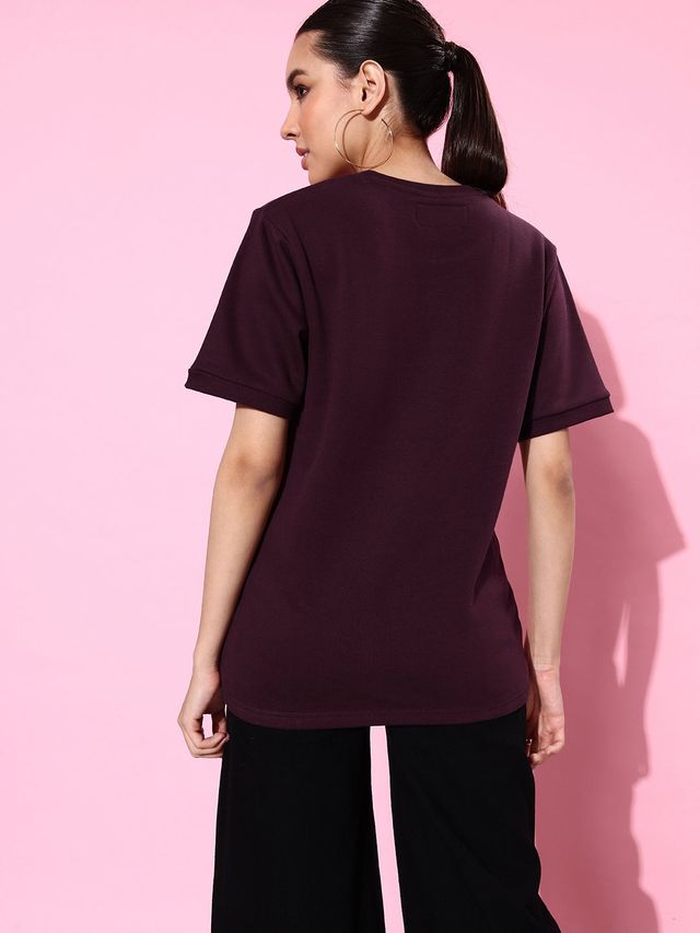 Dillinger Women's Sweatshirt | Dlwmnswt062 | Wine - XS