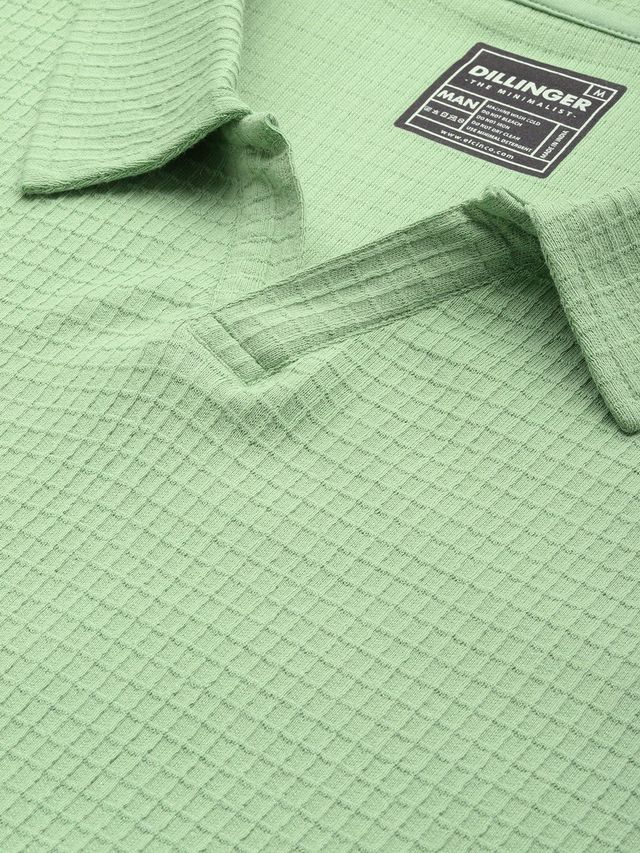 Dillinger Men's Oversized T-shirts | DLOVRPL001PGRN | Pista Green - L