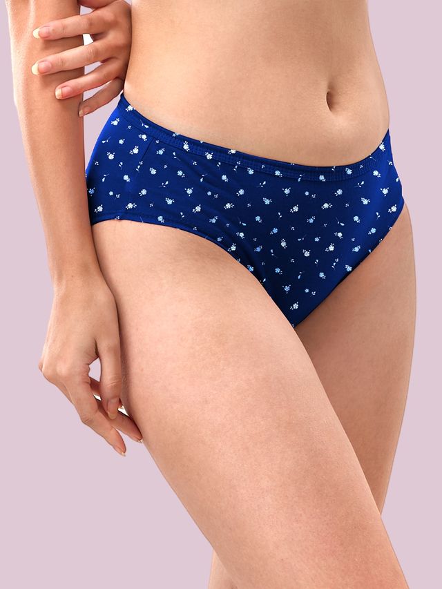 Lyra Women's Hipster Panty Printed | L (Colour May Vary)