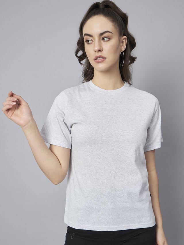 The Dry State Women's White T-shirts & WTSH | 1533A | XL