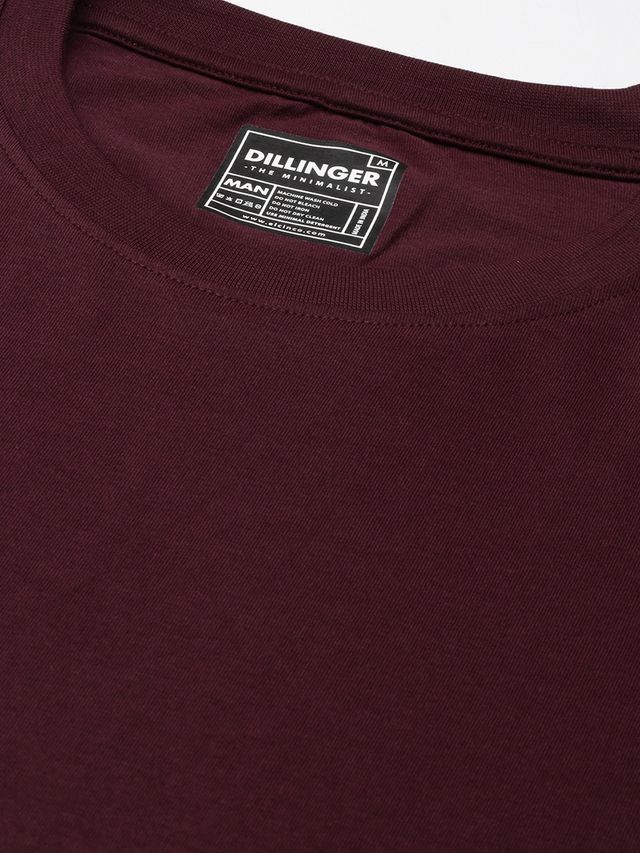 Dillinger Men's Oversized T-shirts | DLMOV125WINE | Wine - S