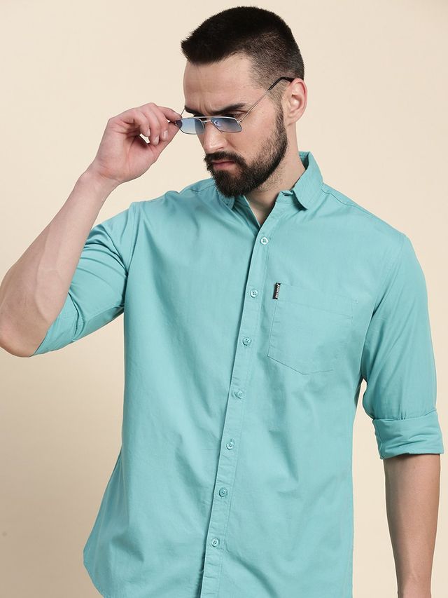 Dillinger Men's Shirt | DLMSRT001MAU | Maui Blue - M