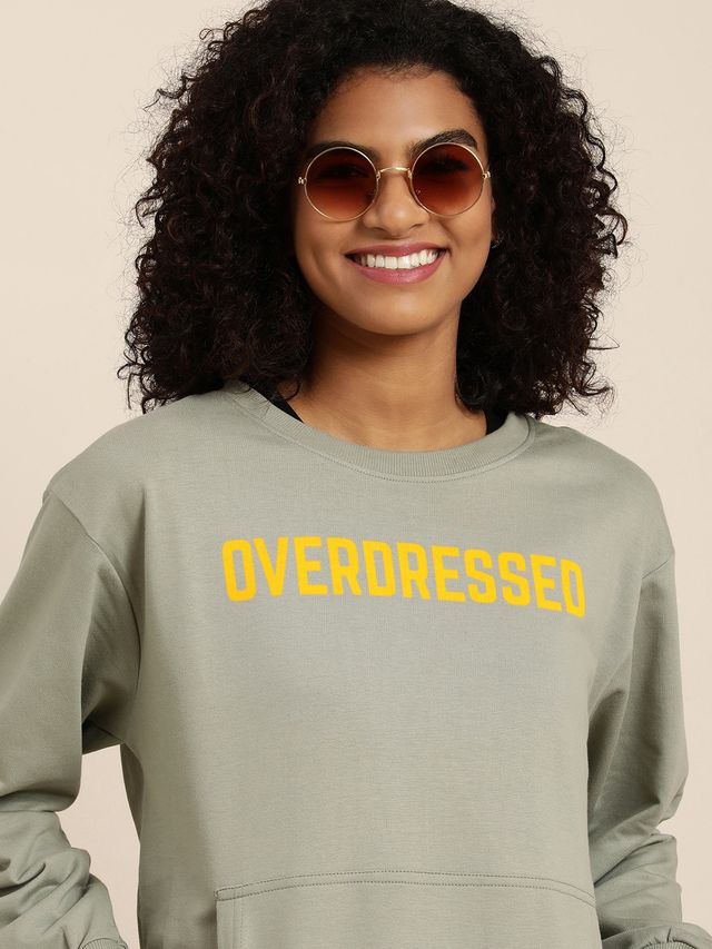 Dillinger Women's Sweatshirt | Dlwmnswt016 | Grey - XL