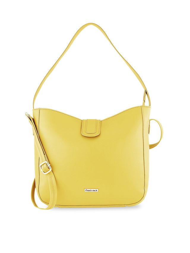 Fastrack Women's Structured Handheld Bag | Mustard