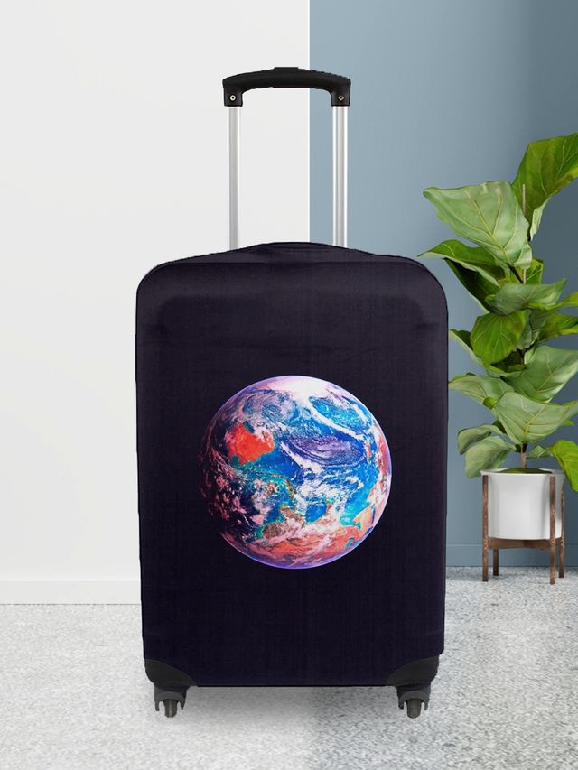 Cortina Luggage Cover | Jet Black - M