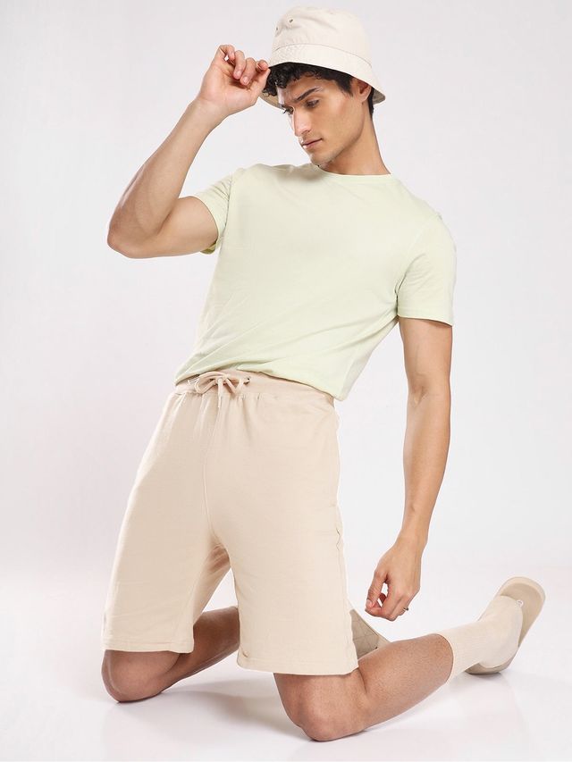 Nobero Men's Zip Pocket Shorts | Arctic Wolf - M
