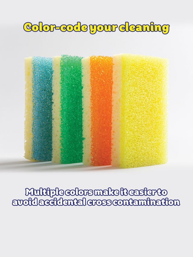 Cif Sponge Daddy Dual-Sided Multipurpose Cleaning Sponge & Scrub Pad | Pack of 2