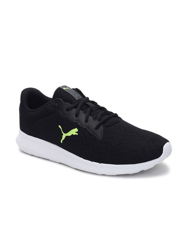 Puma Men's Glory Shoes | Black, White and Yellow Alert - UK 11