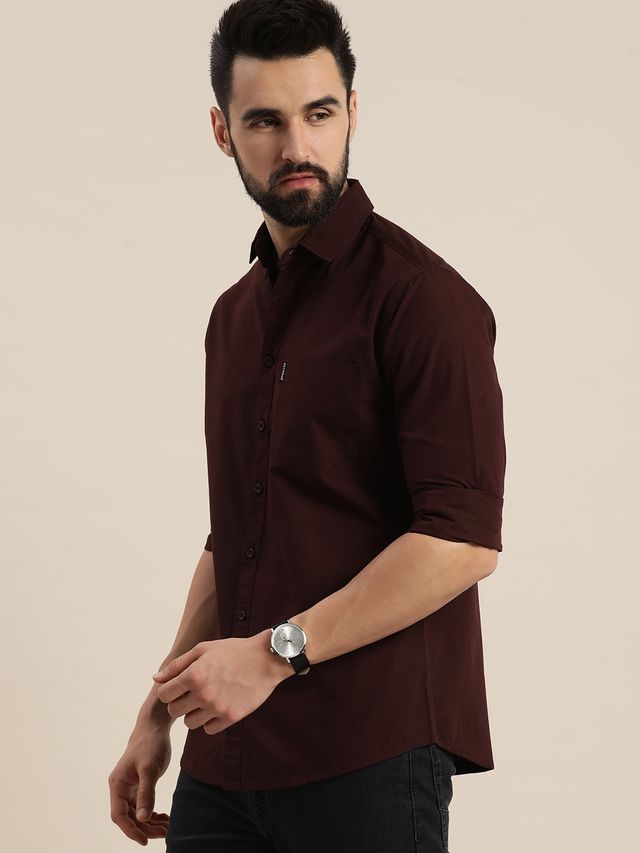 Dillinger Men's Shirt | DLMSRT001WINE | Wine - XL