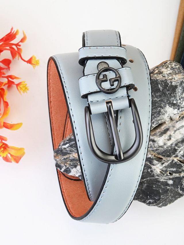 Buckleup Women's Belt | Model-Bublt2179 | Grey