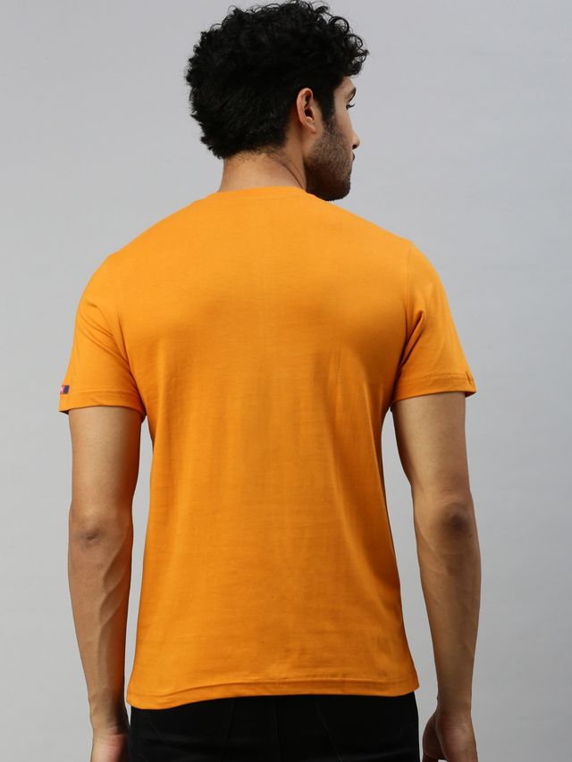 Actimaxx Men's Solid V Neck Pure Cotton T-shirt | Colour May Vary - 2XL