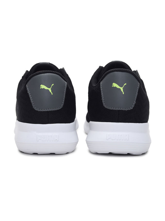 Puma Men's Glory Shoes | Black, White and Yellow Alert - UK 11
