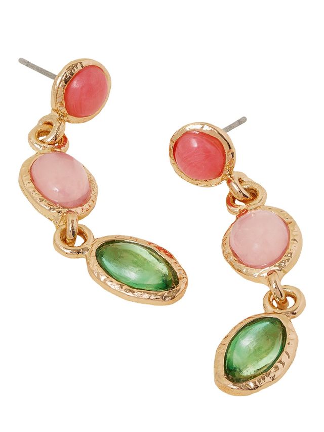 Accessorize London Women's Multi Eclectic Short Drop Earrings - Multi