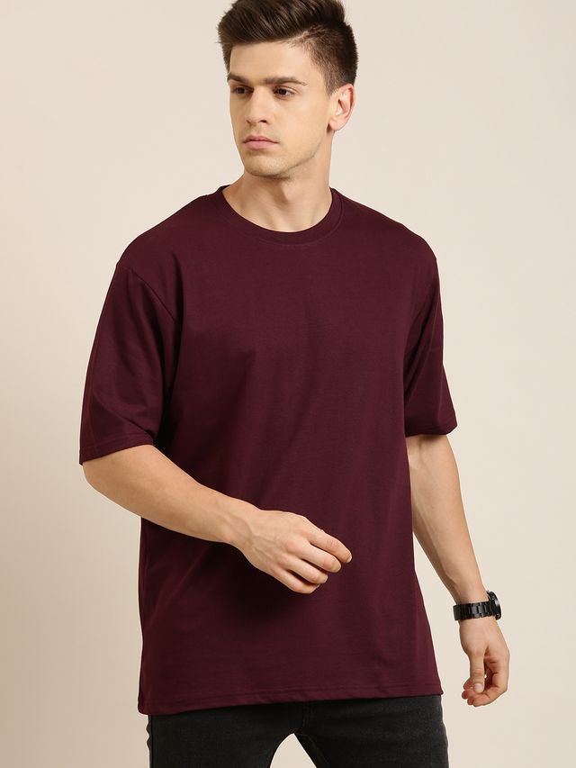 Dillinger Men's Oversized T-shirts | DLMOV125WINE | Wine - S