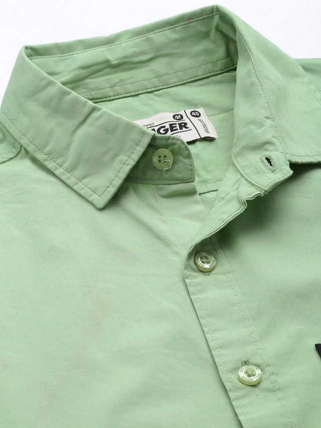 Dillinger Men's Shirt | DLMSRT001PGRN | Pista Green - XL