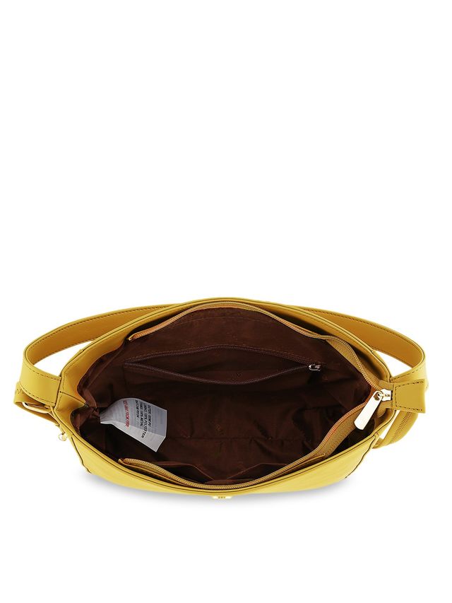 Fastrack Women's Structured Handheld Bag | Mustard