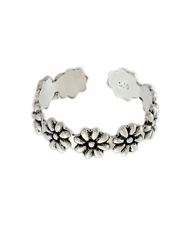 Youbella 925 Sterling Silver Toe Ring For Women(Ybtr - 02 - Fof)