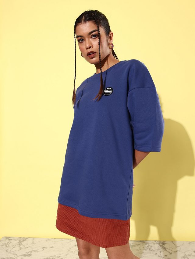 Difference Of Opinion Women's Sweatshirt | Dowswt031 | Navy Blue - S