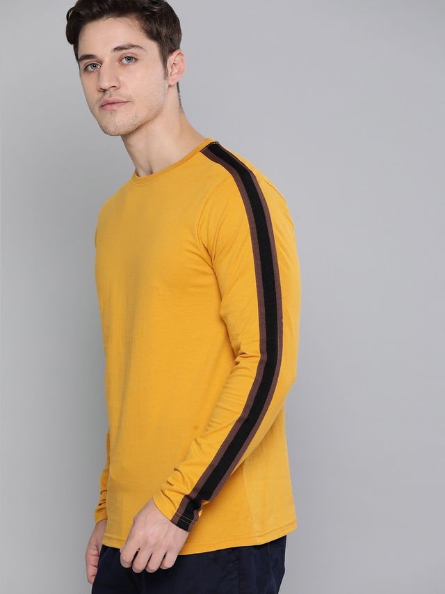 Dillinger Men's Long Sleeve T-shirts | DLFS18061MUST | Mustard - XL