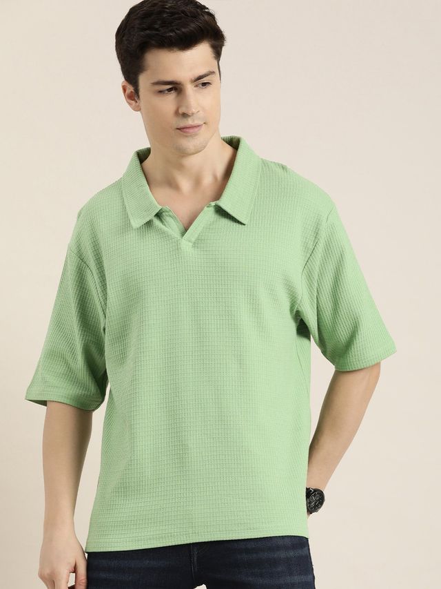 Dillinger Men's Oversized T-shirts | DLOVRPL001PGRN | Pista Green - L