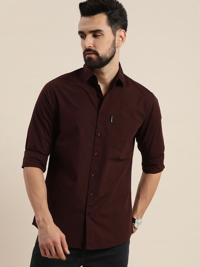 Dillinger Men's Shirt | DLMSRT001WINE | Wine - XL