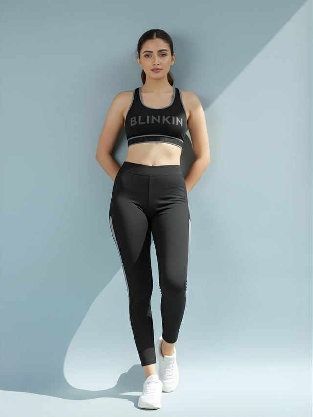 Buy Blinkin Women's Gym Tights & Pants - Black | Grey | Active