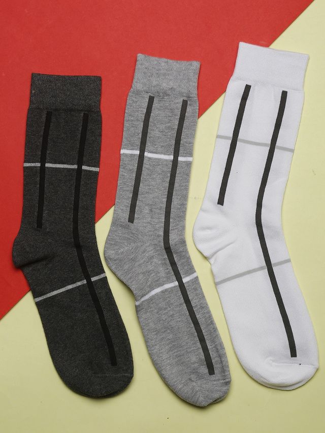 Louis Stitch Men's Solid Egyptian Cotton Socks | Assorted - One Size