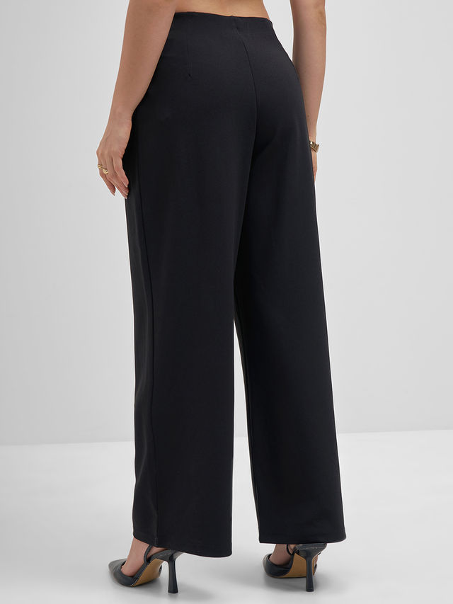 Tokyo Talkies Women Formal Double Pleat Wide Leg - Buy at ₹1440
