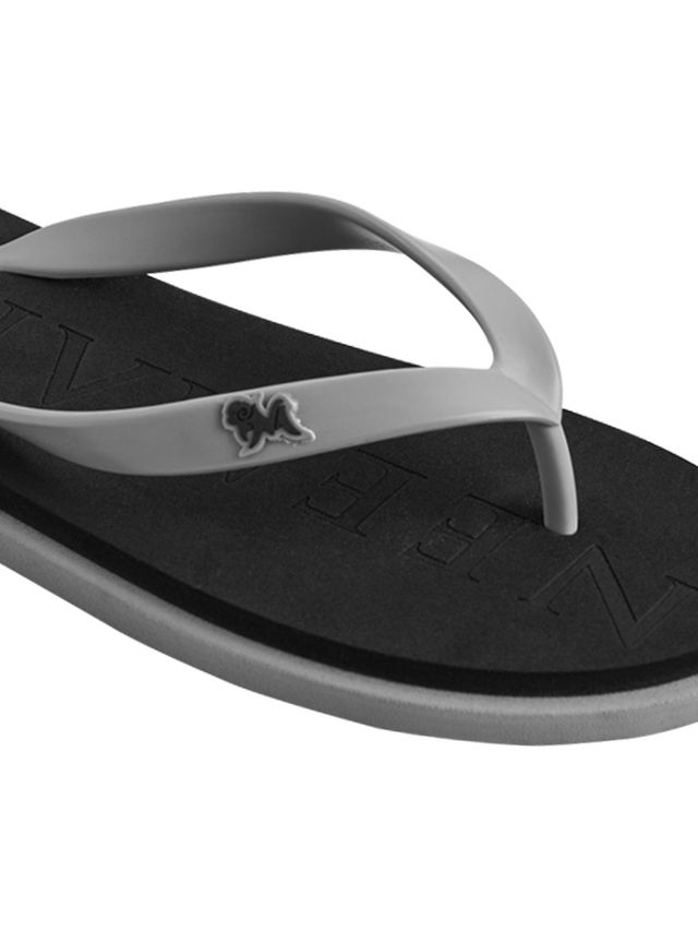 Neemans Unisex Eco Classic Slippers | Black with Grey - UK 8