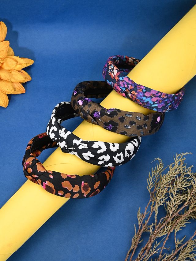 Buckleup Womens Hair Band Set Of 4 Buhrc808