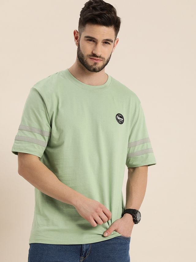 Difference of Opinion Men T-shirt - Pista Green | Classic Fit | S