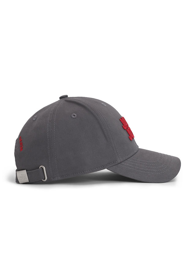 Jack & Jones Men's Embroidered Cotton Baseball Cap | Grey - Free Size
