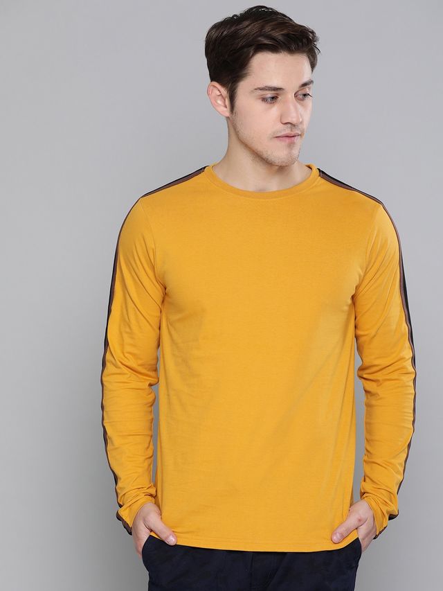 Dillinger Men's Long Sleeve T-shirts | DLFS18061MUST | Mustard - XL